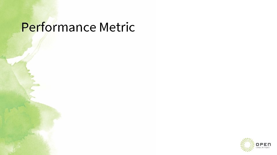 Performance Metric 