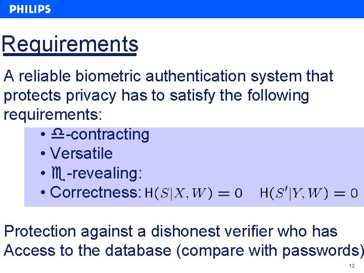 Anonymous Biometrics Privacy Protection of Biometric Templates Pim