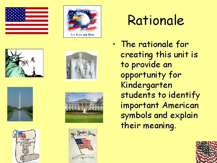 Rationale • The rationale for creating this unit is to provide an opportunity for