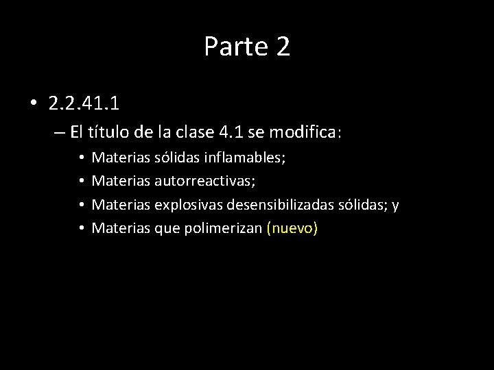 Parte 2 • 2. 2. 41. 1 – El título de la clase 4.