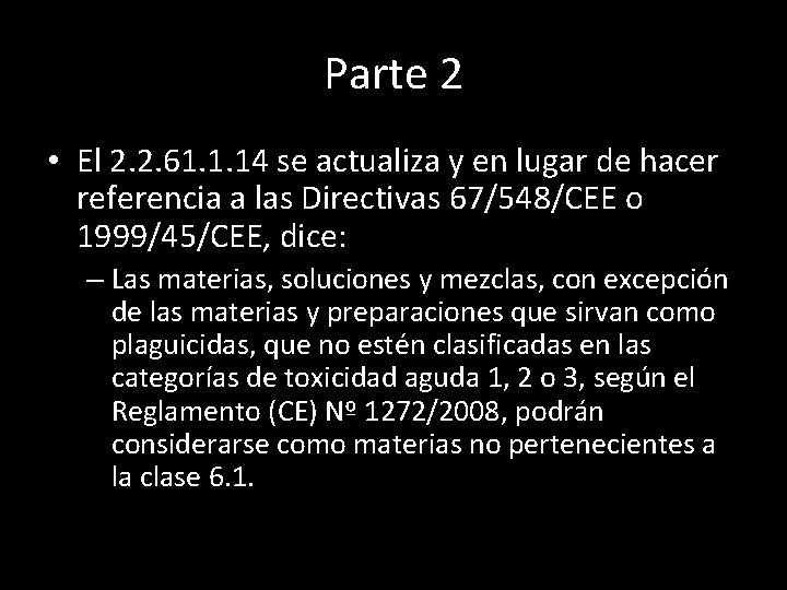 Parte 2 • El 2. 2. 61. 1. 14 se actualiza y en lugar