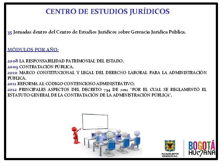 CENTRO DE ESTUDIOS JURÍDICOS 35 Jornadas dentro del Centro de Estudios Jurídicos sobre Gerencia