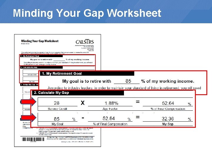 Minding Your Gap Worksheet 