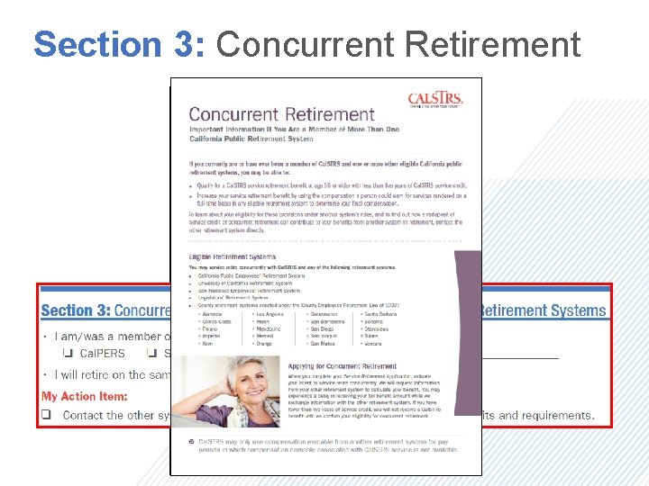 Section 3: Concurrent Retirement 