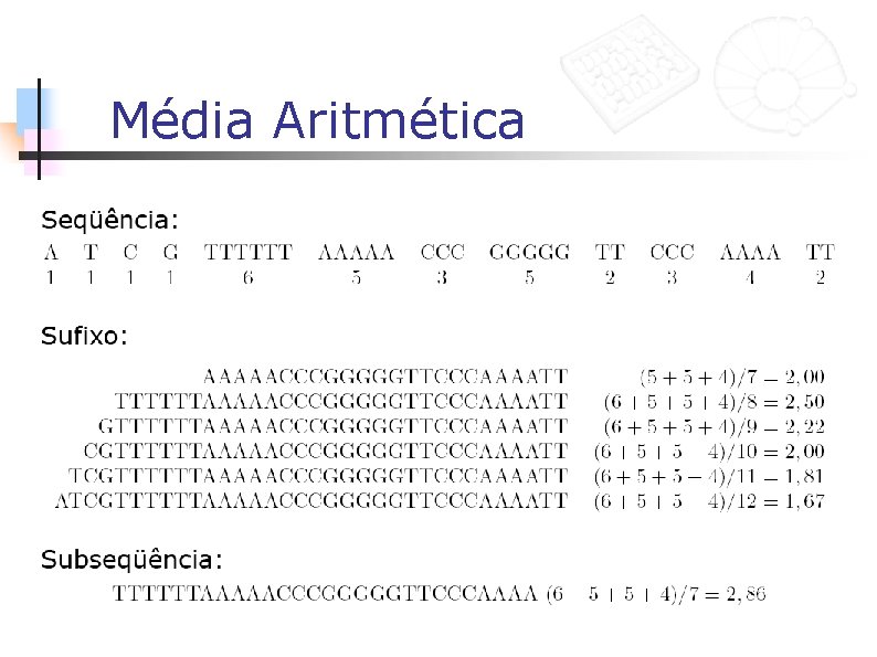 Média Aritmética 