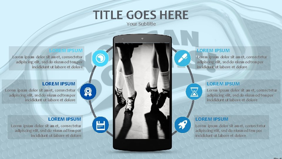 TITLE GOES HERE Your Subtitle LOREM IPSUM Lorem ipsum dolor sit amet, consectetur adipiscing