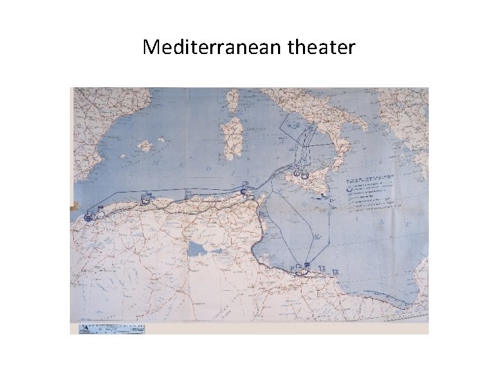Mediterranean theater 