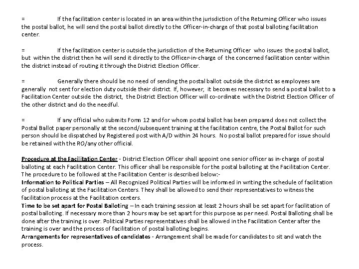 = If the facilitation center is located in an area within the jurisdiction of