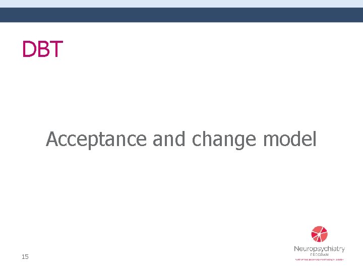 DBT Acceptance and change model 15 