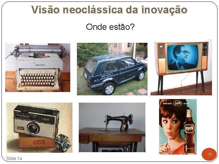 Visão neoclássica da inovação Onde estão? Slide 1 a 19 