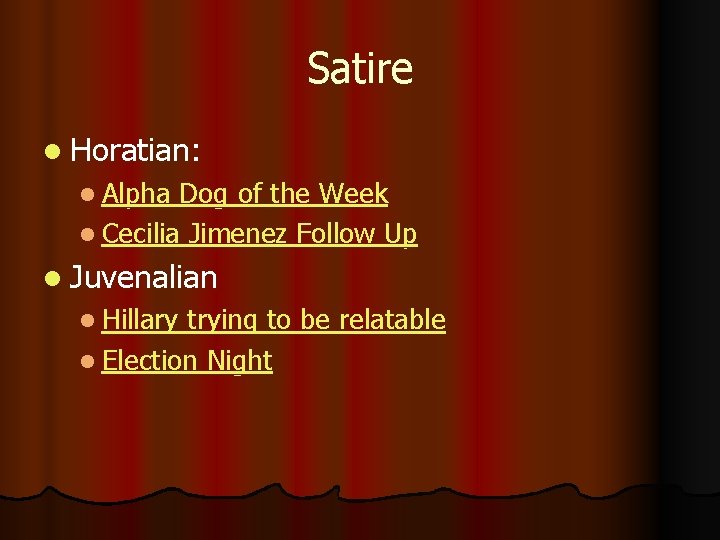 Satire l Horatian: l Alpha Dog of the Week l Cecilia Jimenez Follow Up