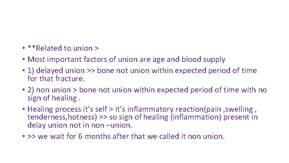  • **Related to union > • Most important factors of union are age