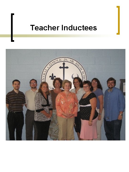 Teacher Inductees 