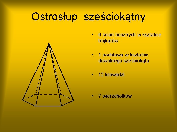 Podaj Ile Krawędzi I Ile ścian Ma Ostrosłup slidetodoc.com