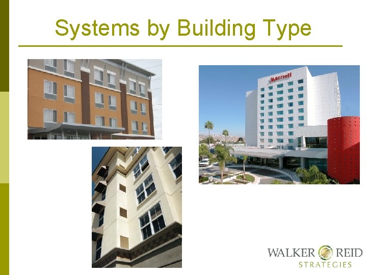 Systems by Building Type 