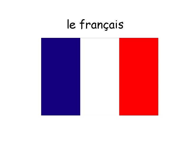 le français 