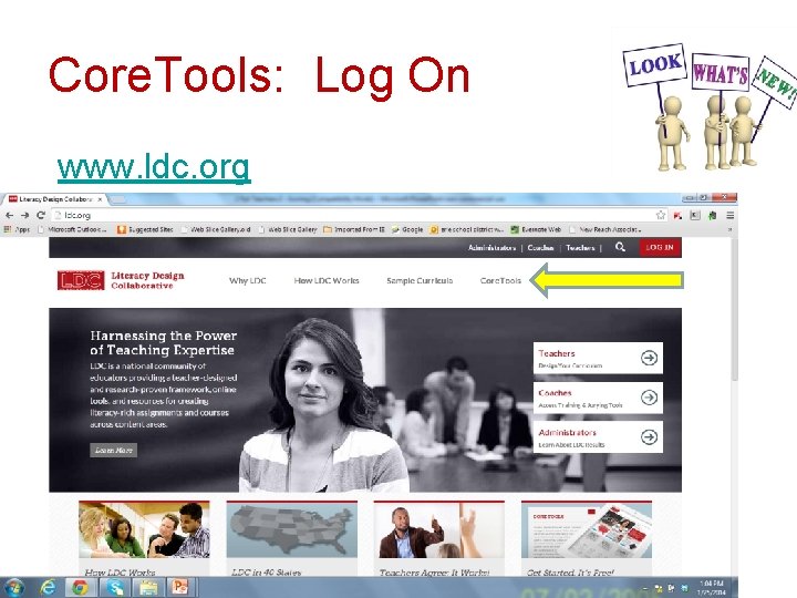 Core. Tools: Log On www. ldc. org 22 