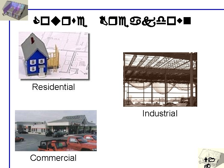 Course Breakdown Residential Industrial Commercial U 1 