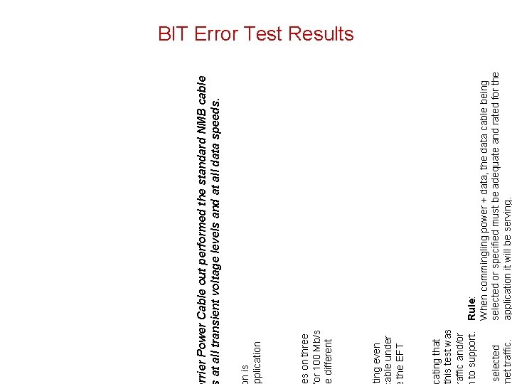 ating that this test was affic and/or to support. Rule: When commingling power +