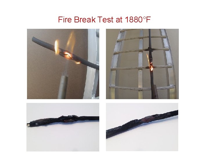 Fire Break Test at 1880°F 