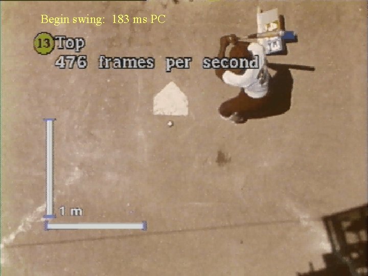 Begin swing: 183 ms PC 