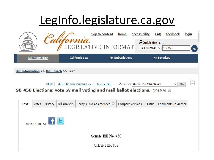 Leg. Info. legislature. ca. gov 