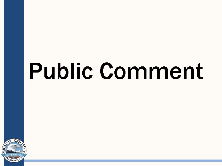 Public Comment 