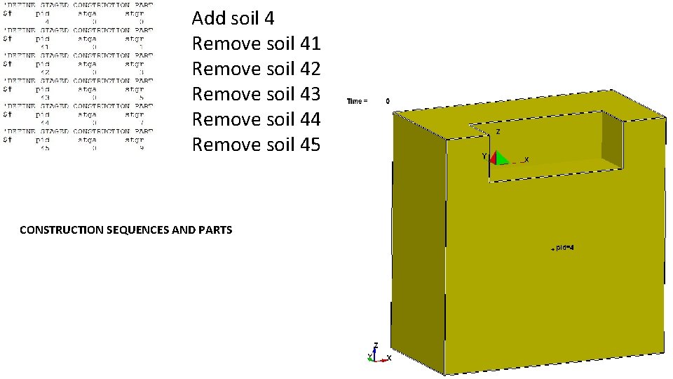 Add soil 4 Remove soil 41 Remove soil 42 Remove soil 43 Remove soil