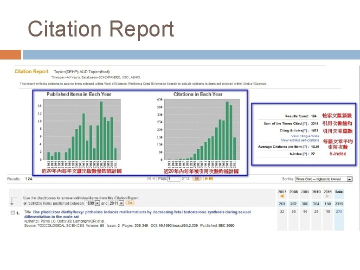 Citation Report 