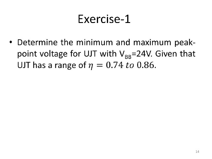 Exercise-1 • 14 