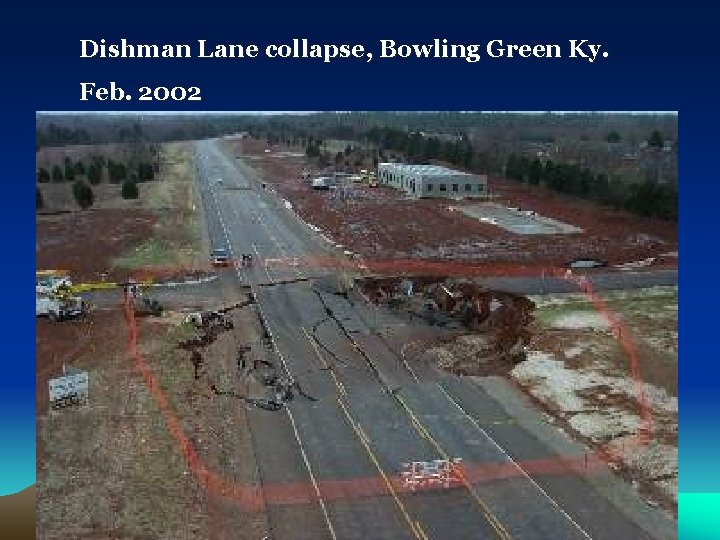 Dishman Lane collapse, Bowling Green Ky. Feb. 2002 