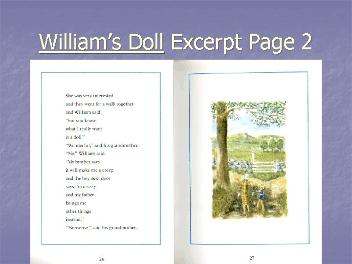 William’s Doll Excerpt Page 2 