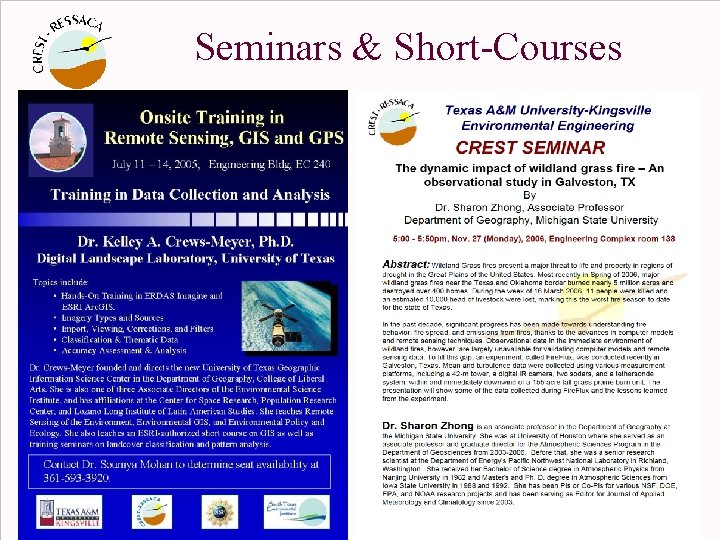 Seminars & Short-Courses 