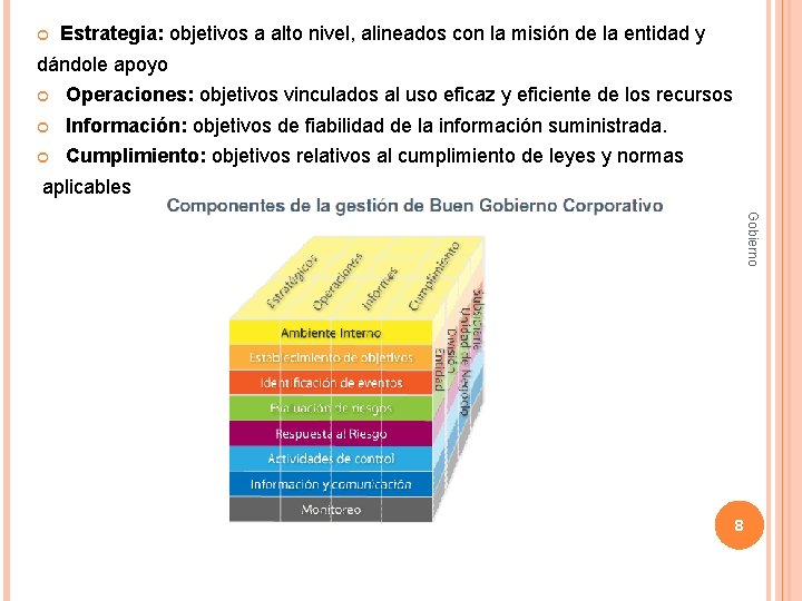  Estrategia: objetivos a alto nivel, alineados con la misión de la entidad y