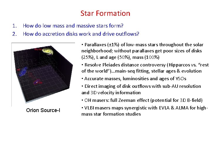 Star Formation 1. How do low mass and massive stars form? 2. How do