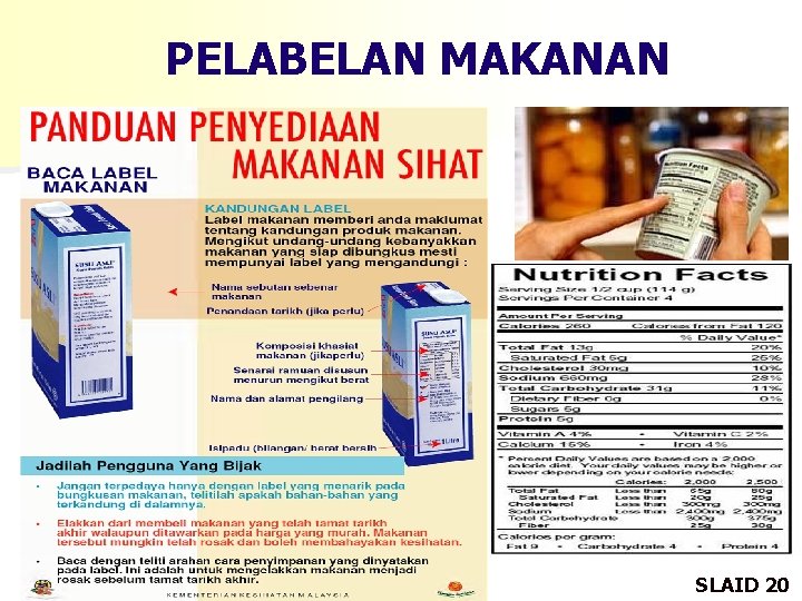 PELABELAN MAKANAN SLAID 20 