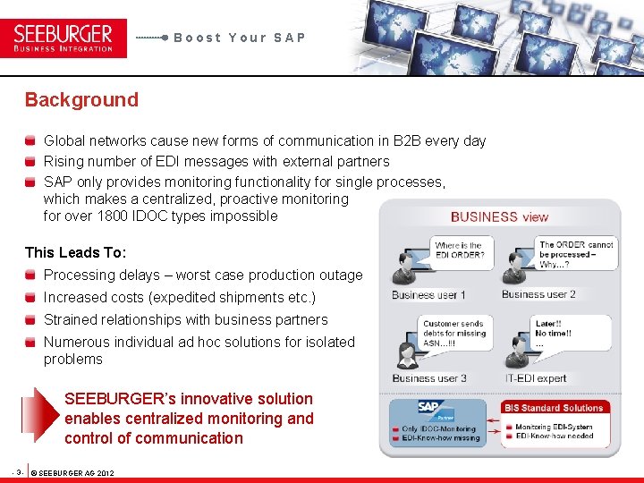 Boost Your SAP Background Global networks cause new forms of communication in B 2