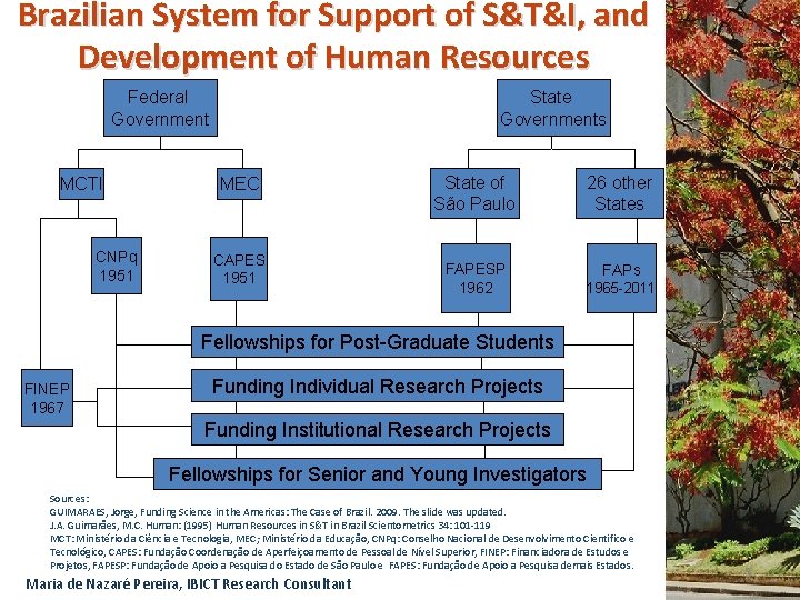 Brazilian System for Support of S&T&I, and Development of Human Resources Federal Government MCTI