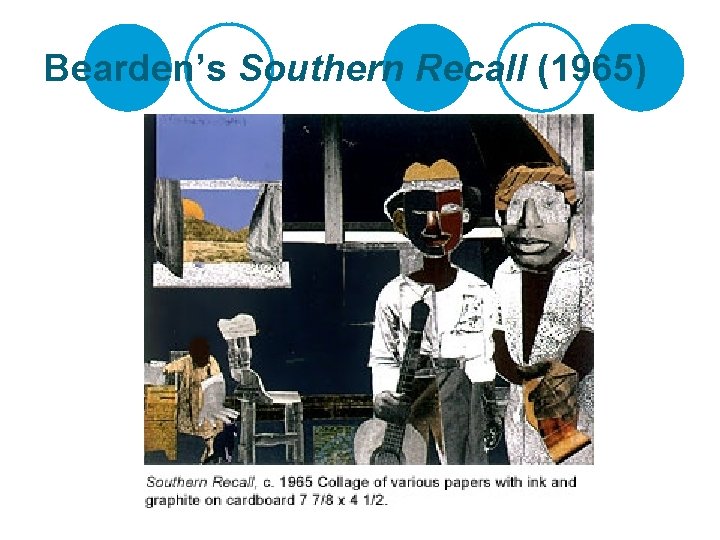 Bearden’s Southern Recall (1965) 
