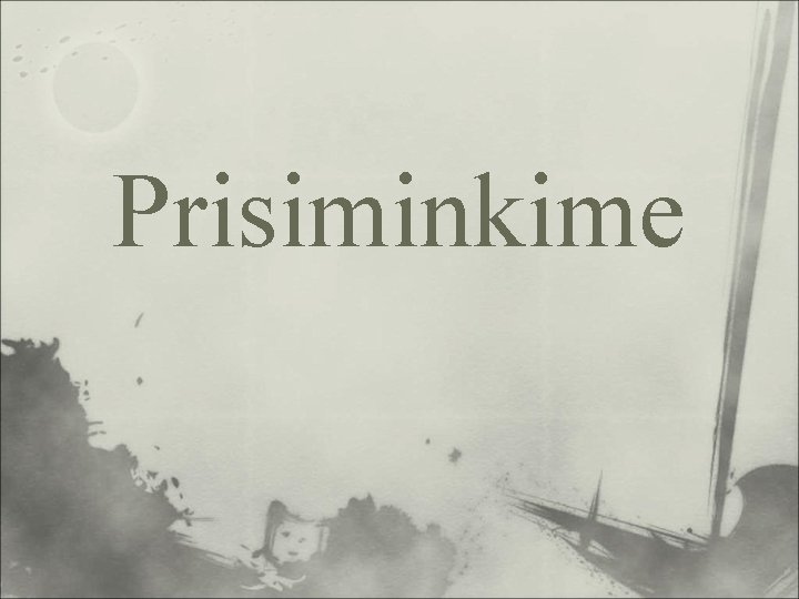 Prisiminkime 