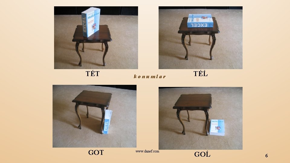 TÉT GOT konumlar www. danef. com TÉĹ GOĹ 6 