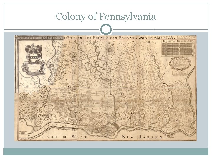 Colony of Pennsylvania 