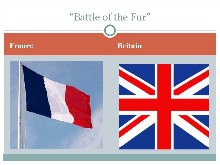 “Battle of the Fur” France Britain 