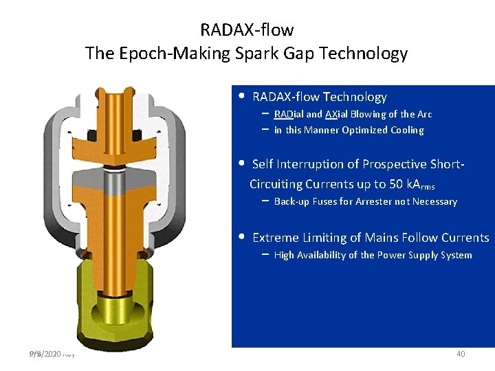 RADAX-flow The Epoch-Making Spark Gap Technology • RADAX-flow Technology – RADial and AXial Blowing