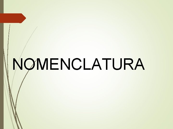NOMENCLATURA 