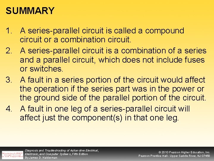 SUMMARY 1. A series-parallel circuit is called a compound circuit or a combination circuit.