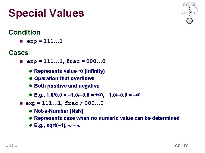 Special Values Condition n exp = 111… 1 Cases n exp = 111… 1,