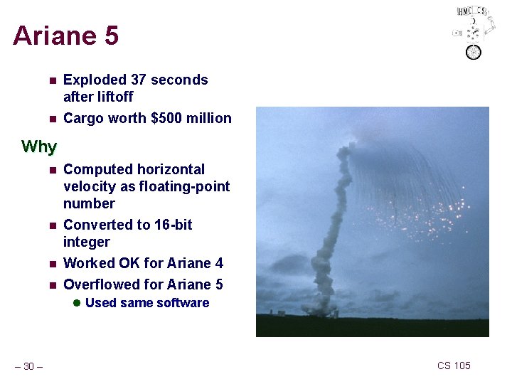 Ariane 5 n Exploded 37 seconds after liftoff n Cargo worth $500 million Why