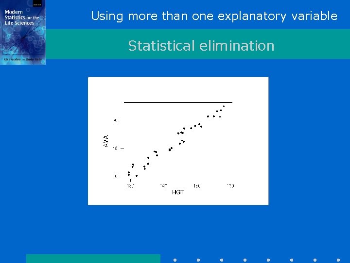 Using more than one explanatory variable Statistical elimination 