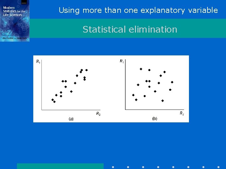 Using more than one explanatory variable Statistical elimination 